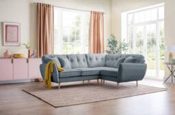 The Great Sofa Company Ailis 2 Corner 1 Faro Denim in Blue - thumbnail 1