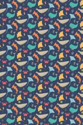 Hoopla Walls Ocean Adventure 10m Matt Wallpaper in Blue - thumbnail 3