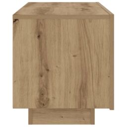 Berkfield Home Bedside Cabinet Artisan Oak 100x35x40 cm Engineered Wood in Brown - Size: 100 x 35 x 40 cm - thumbnail 5