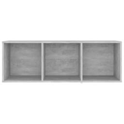 Berkfield Home TV Cabinets 2 pcs Concrete Grey 107x35x37 cm Engineered Wood - Size: 107 x 35 x 37 cm - thumbnail 5