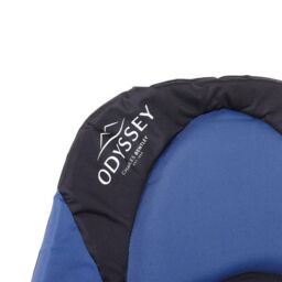Charles Bentley ODYSSEY Premium Folding Camp Bed Sturdy Portable Lounger Chair in Black - thumbnail 6