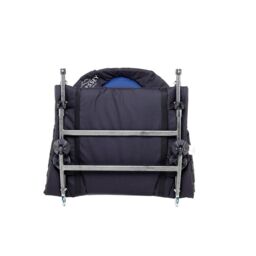 Charles Bentley ODYSSEY Premium Folding Camp Bed Sturdy Portable Lounger Chair in Black - thumbnail 5