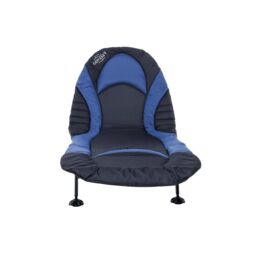 Charles Bentley ODYSSEY Premium Folding Camp Bed Sturdy Portable Lounger Chair in Black - thumbnail 2