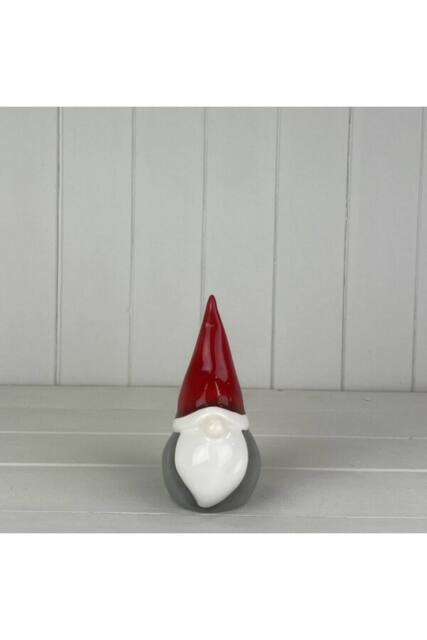 KDMD Grey/Red Ceramic Gonk 16cm in Red - image 1