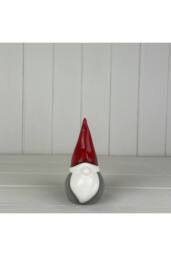 KDMD Grey/Red Ceramic Gonk 16cm in Red - thumbnail 2