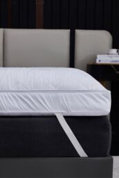 Ezysleep 4 Inch Extra Thick Heated Mattress Topper in White - Size: Single - thumbnail 4