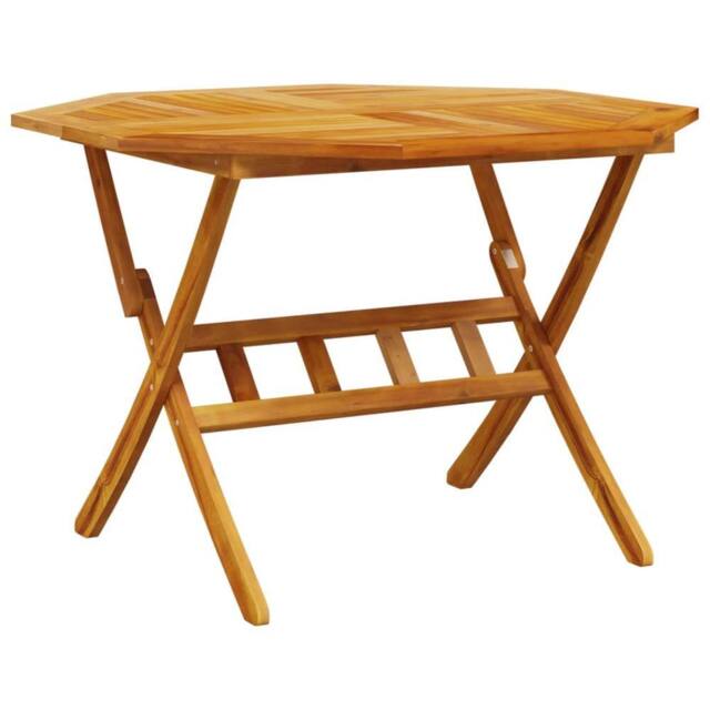 Berkfield Home Beautiful 5 Piece Folding Garden Dining Set Solid Wood Acacia in Brown - image 1