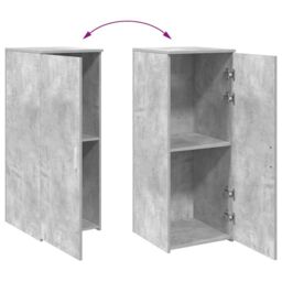 Berkfield Home Storage Cabinet Concrete Grey 40x45x103.5 cm Engineered Wood - thumbnail 8