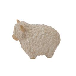 Lemon Pavilion Furniture and Decor Alora Highland Cow Christmas Decoration - L8xW14xH10 cm - White - thumbnail 2