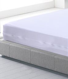 Snug City Anti Bed Bug Mattress Protector Waterproof Fully Encased Zipped Mattress Cover Dust Mite Proof in White - Size: King - thumbnail 4