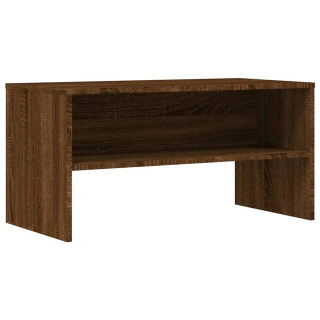 Berkfield Home TV Cabinet Brown Oak 80x40x40 cm Engineered Wood - Size: 80 x 40 x 40 cm - image 1