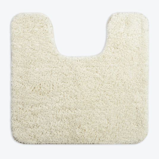 Allure Bath Fashions Luxury Microfibre Pedestal Mat Non-Slip in Cream - image 1