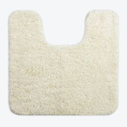 Allure Bath Fashions Luxury Microfibre Pedestal Mat Non-Slip in Cream