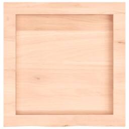 Berkfield Home Wall Shelf 40x40x(2-6) cm Untreated Solid Wood Oak in Light Tan - thumbnail 5