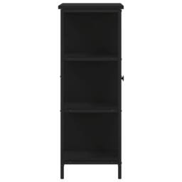Berkfield Home Sideboard Black 70x30x80 cm Engineered Wood - Size: 70 x 30 x 80 cm - thumbnail 7