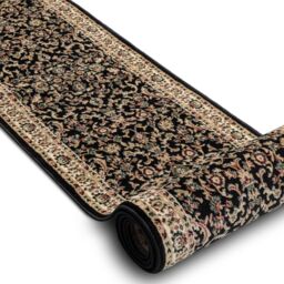 RugsX Heat-Set Royal Runner in Black - Size: 80 cm x 410 cm - thumbnail 3