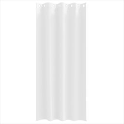 Berkfield Home Curtains with Curtains 2 pcs Pure white 260 x 140 cm Polyester - thumbnail 3