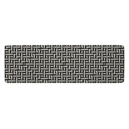 Benjamin Tate Design Woven Pattern Runner Rug in Natural - Size: 67 cm x 230 cm - thumbnail 1