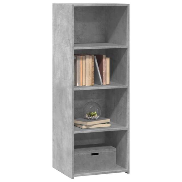 Berkfield Home Highboard Concrete Grey 45x41x124 cm Engineered Wood - Size: 45 x 41 x 124 cm - image 1