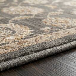 Livabliss Arda-Vintage Brown Grey Blue Traditional Boho Fringe Living Rug - Size: 153 cm x 220 cm - thumbnail 3