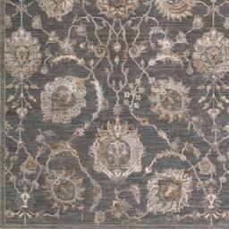 Livabliss Arda-Vintage Brown Grey Blue Traditional Boho Fringe Living Rug - Size: 153 cm x 220 cm - thumbnail 7
