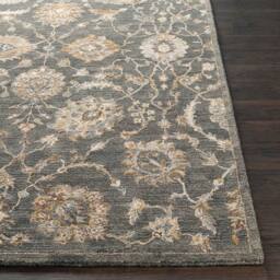 Livabliss Arda-Vintage Brown Grey Blue Traditional Boho Fringe Living Rug - Size: 153 cm x 220 cm - thumbnail 5
