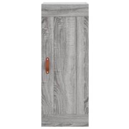 Berkfield Home Wall Mounted Cabinet Grey Sonoma 34.5x34x90 cm Engineered Wood - thumbnail 7