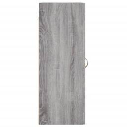 Berkfield Home Wall Mounted Cabinet Grey Sonoma 34.5x34x90 cm Engineered Wood - thumbnail 8