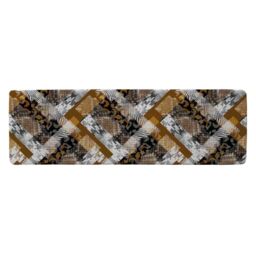 Benjamin Tate Design Geometric Snake Skin & Patterns Runner Rug in Natural - Size: 67 cm x 230 cm - thumbnail 1