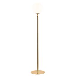 Nordlux Shapes Floor Lamp Brass Glass Livingroom E27 Switch in Gold - thumbnail 4