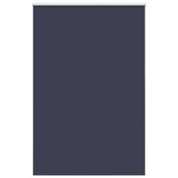 Berkfield Home Roller Blind Blackout Marine 165x210 cm Fabric Width 161.6 cm Polyester in Blue - thumbnail 1