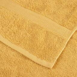 Berkfield Home Soft 6 Piece Premium Towel Set SOLUND Gold 600 gsm - thumbnail 5