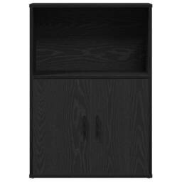 Berkfield Home Durable Bookcase Black Oak 60x24x85 cm Engineered Wood - Size: 60 x 24 x 85 cm - thumbnail 4