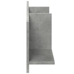 Berkfield Home Wall Cabinet 100x16.5x30 cm Concrete Grey Engineered Wood - thumbnail 5