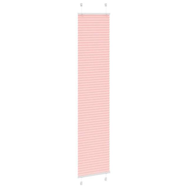 Berkfield Home Pleated Blind Pink 45x200 cm Fabric Width 44.4 cm Polyester - image 1
