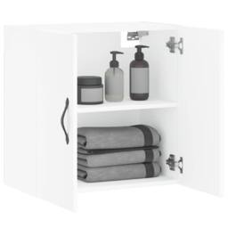 Berkfield Home Wall Cabinet White 60x31x60 cm Engineered Wood - Size: 60 x 31 x 60 cm - thumbnail 4
