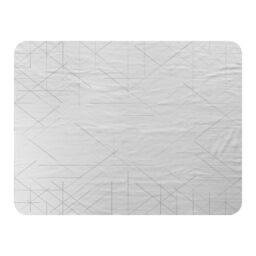 Benjamin Tate Design Simple Geometric Blanket in Natural - Size: 120 cm x 150 cm - thumbnail 1