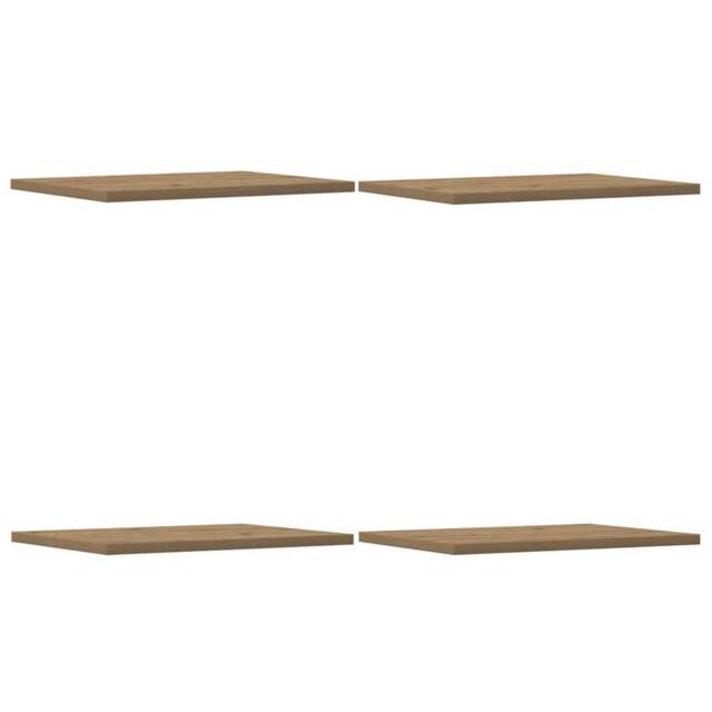 Berkfield Home Bookshelf Boards 4 pcs Artisan Oak 40x30x1.5 cm Engineered Wood in Brown - image 1