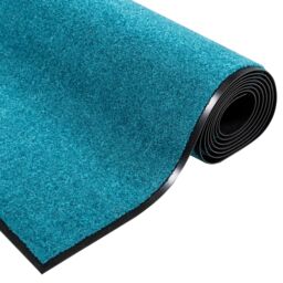 Berkfield Home Washable Doormat in Cyan, 120x300 cm - Size: Medium - thumbnail 4