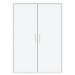 Berkfield Home Sideboards 2 pcs White 60x31x84 cm Engineered Wood - Size: 60 x 31 x 84 cm - thumbnail 5