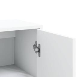 Berkfield Home Sideboards 2 pcs White 60x31x84 cm Engineered Wood - Size: 60 x 31 x 84 cm - thumbnail 8