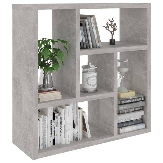 Berkfield Home Wall Shelf Concrete Grey 45.1x16x45.1 cm Engineered Wood - image 1