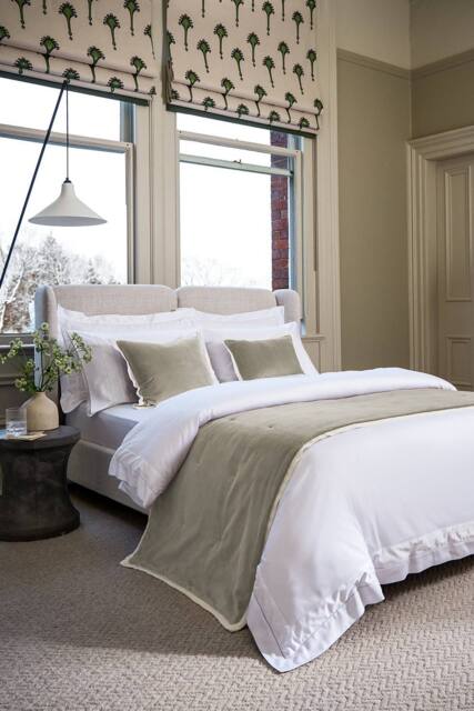 CHRISTY 'Balmoral' Luxury Cotton Sateen Hotel Duvet Cover Sets in White - Size: Double - image 1