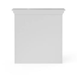 Teamson Home Wall Cabinet with Adjustable Shelves, White Bevelled Doors - thumbnail 5