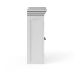 Teamson Home Wall Cabinet with Adjustable Shelves, White Bevelled Doors - thumbnail 4