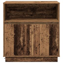 Berkfield Home Sideboard with LED Old Wood 71x34, 5x75 cm Engineered Wood in Brown - thumbnail 7