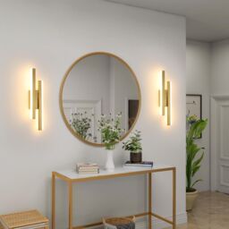 COMELY Indoor Wall Lights, 16W Modern Gold Wall Lights, 3000/4500/6500K, 40CM - thumbnail 3