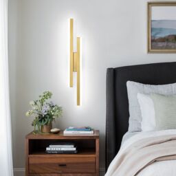 COMELY Indoor Wall Lights, 16W Modern Gold Wall Lights, 3000/4500/6500K, 40CM - thumbnail 5