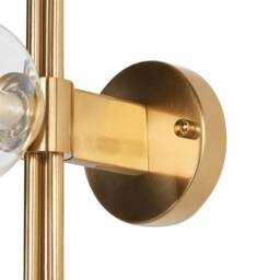 Wyld and Coco Luxe Wall Lamp Gold Iron Glass 3 Light Modern Glam Wall Light - thumbnail 6