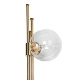 Wyld and Coco Luxe Wall Lamp Gold Iron Glass 3 Light Modern Glam Wall Light - thumbnail 5